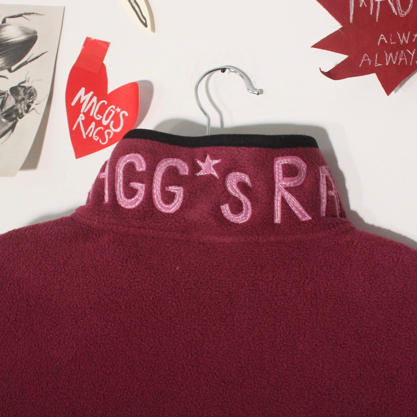 Abstract bug n’ Magg’s Rags collar vest(medium)