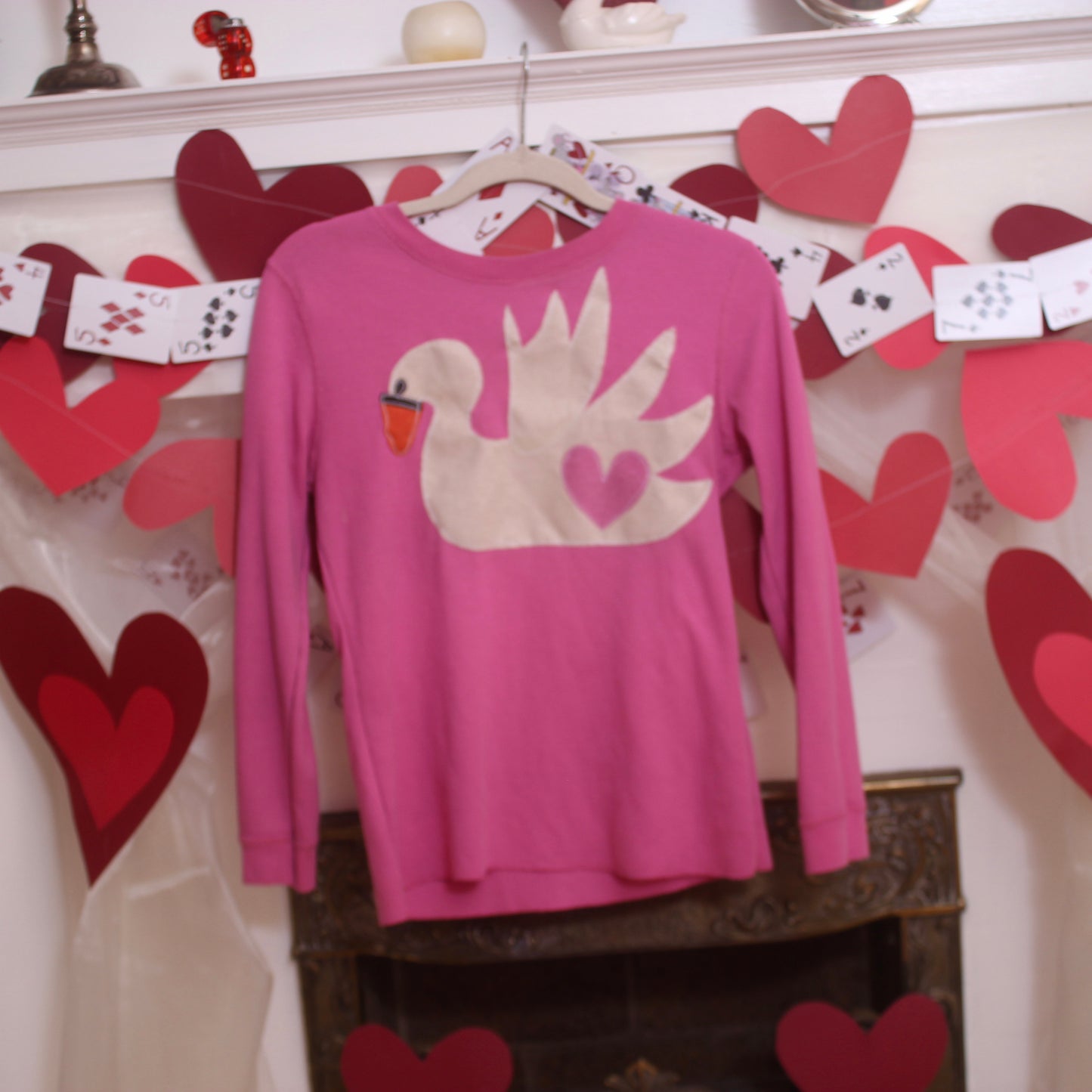 Swan flannel shirt(small) - Magg's Rags 