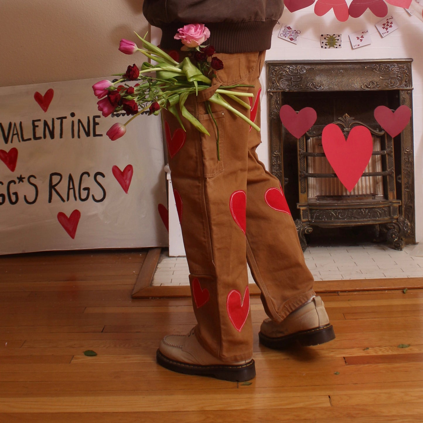 Car-heart double knee pants(36x30) - Magg's Rags 