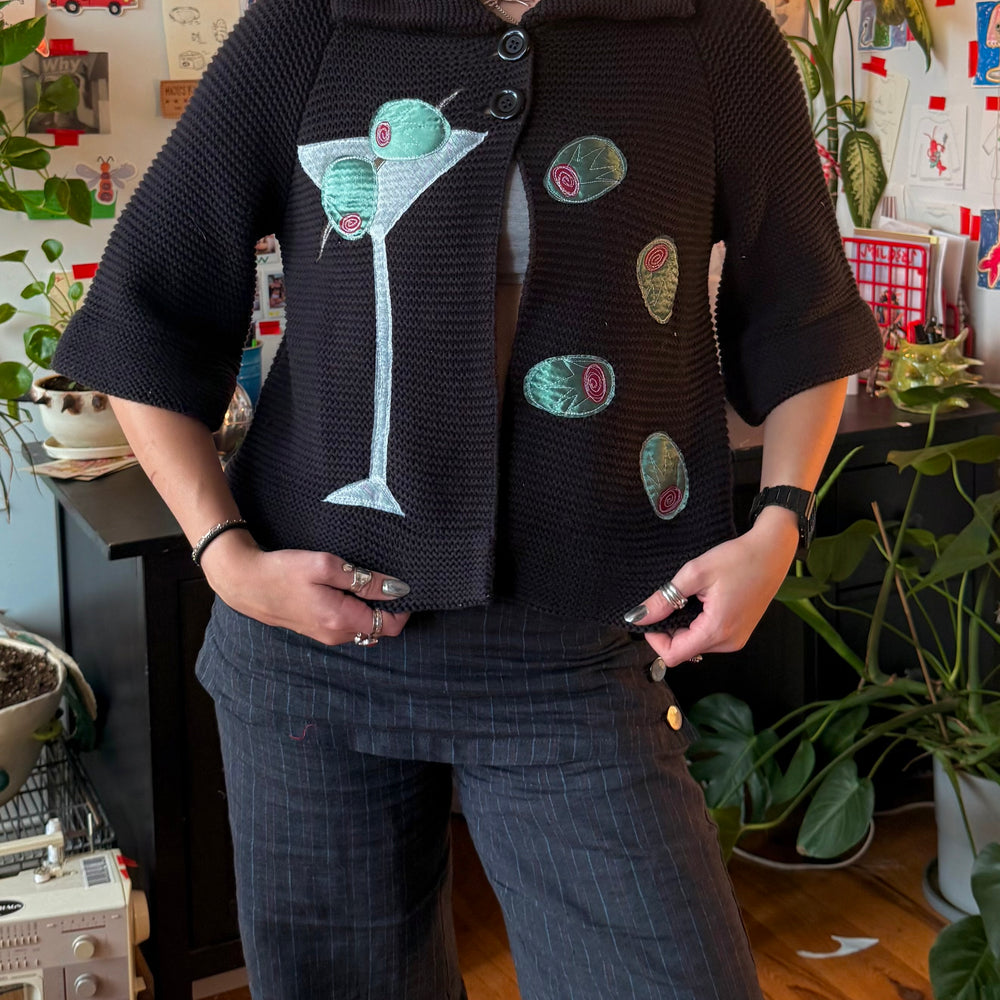 Martini and olive smock(small)