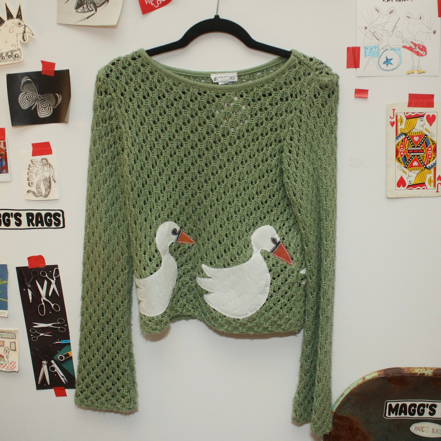 360° swan sweater(small)