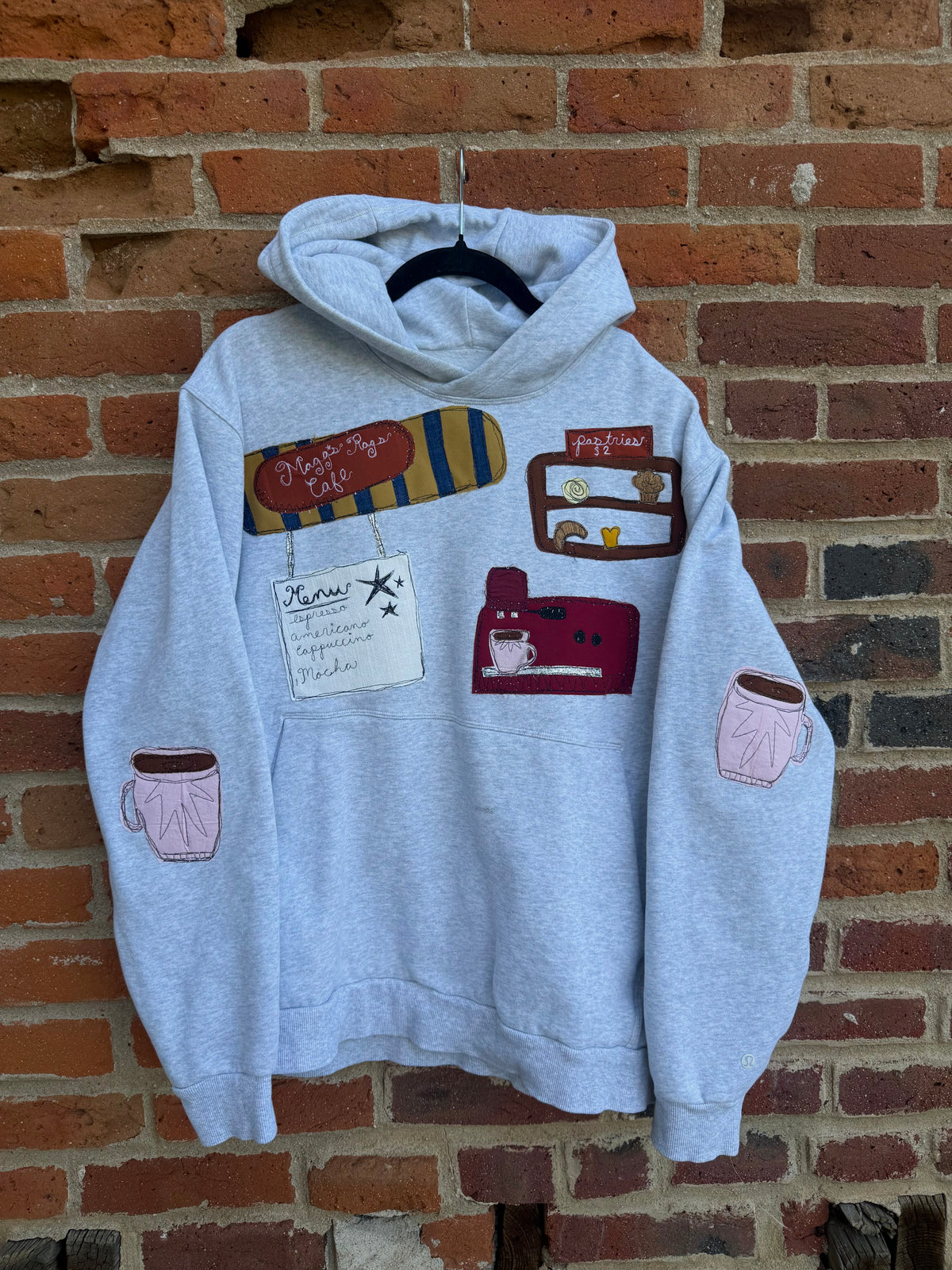 Around the cafe hoodie(large)