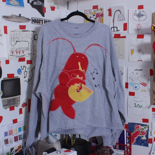 Saxophone lobster longsleeve(2XL)