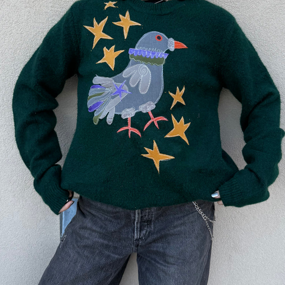 Pigeon n’ Star sweater(large)