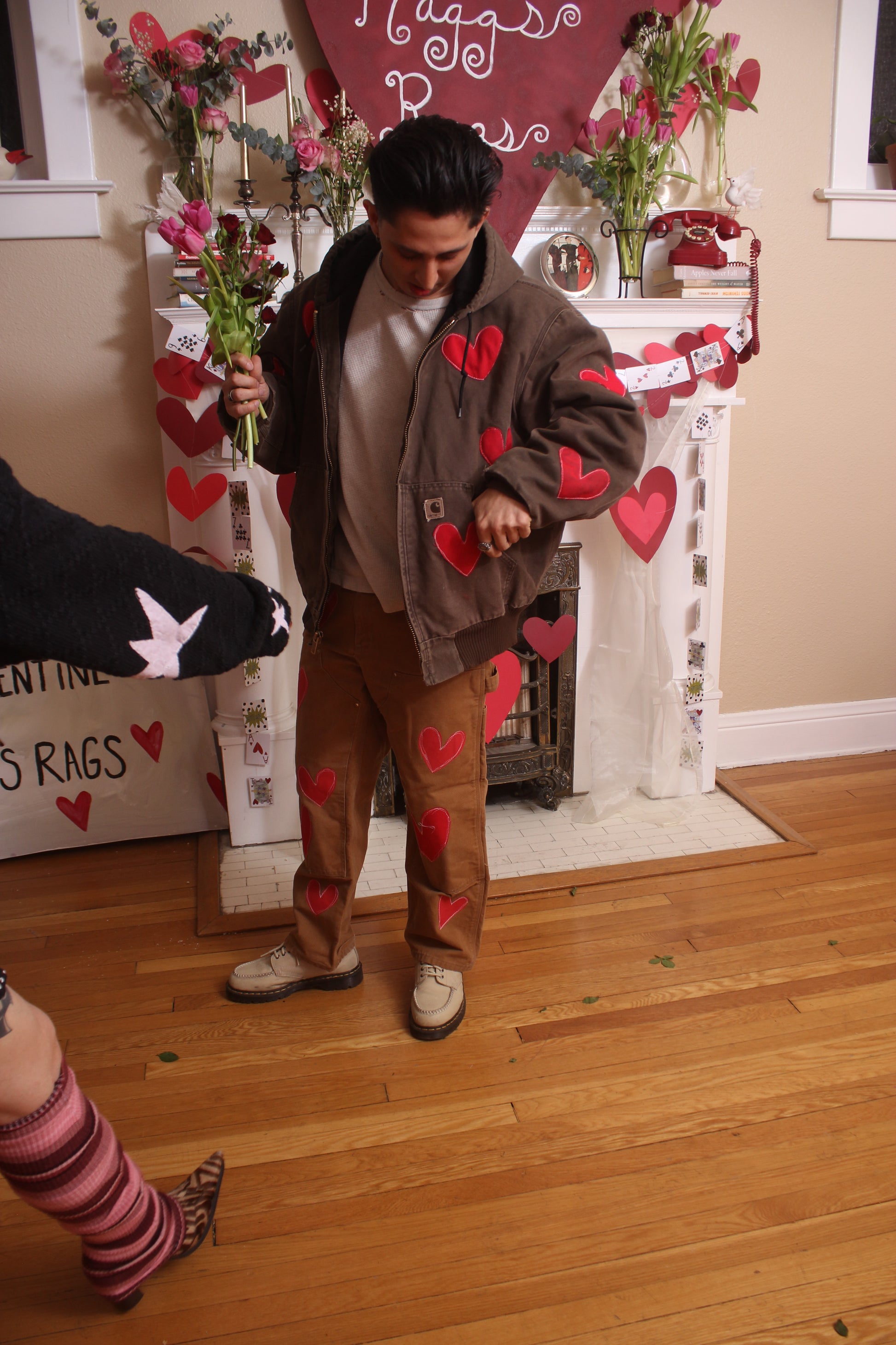 Car-heart double knee pants(36x30) - Magg's Rags 