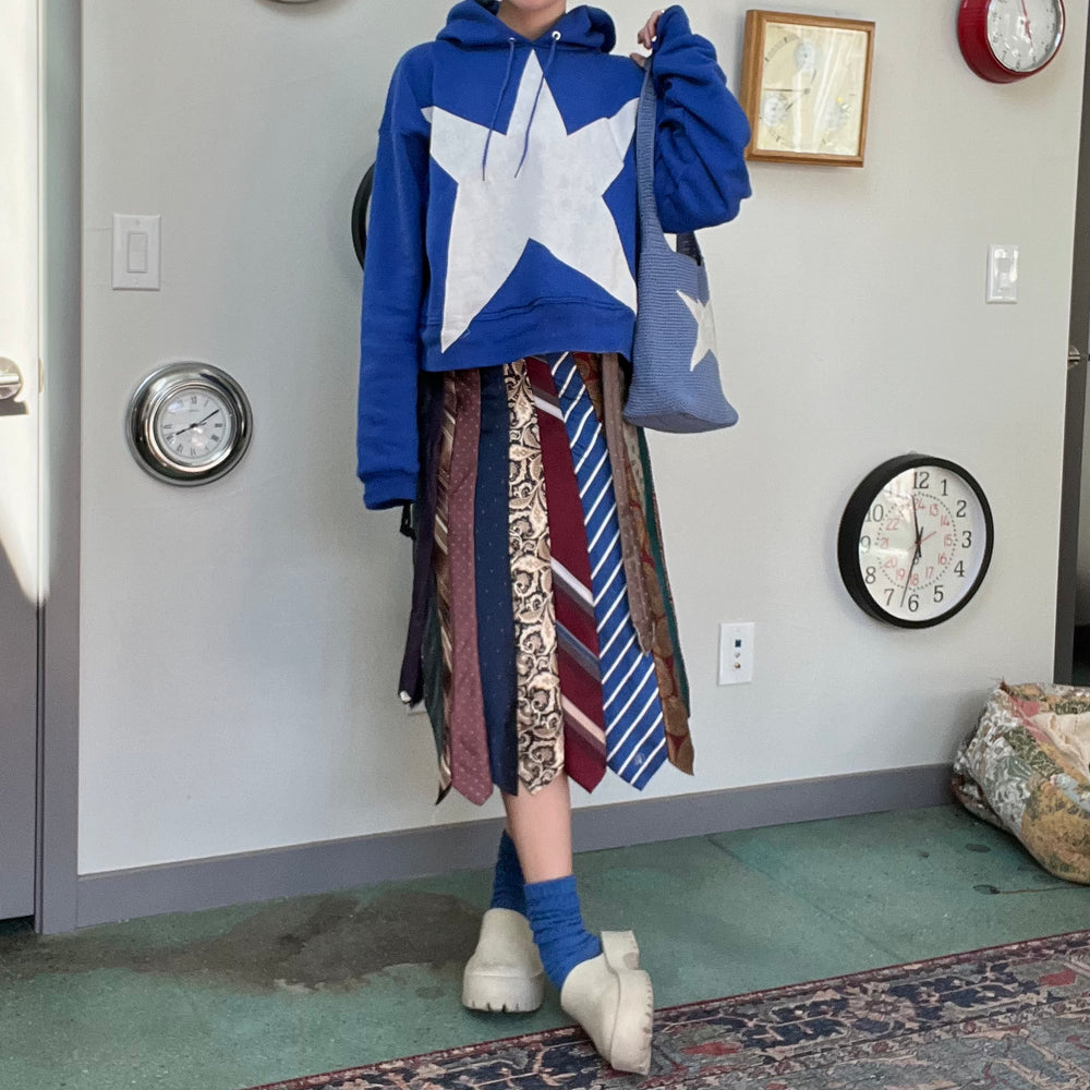 Blue STAR hoodie!(M/L)