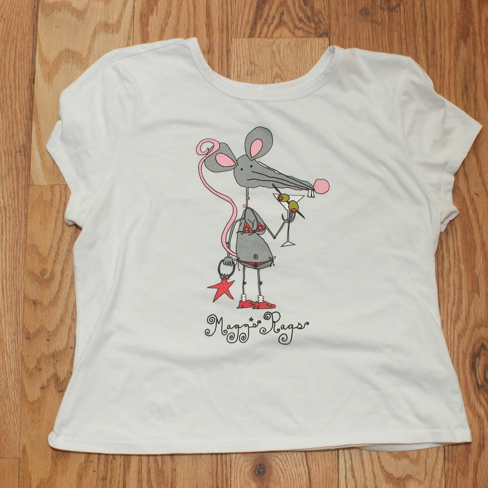 Martini rat front n’ back tee(medium)