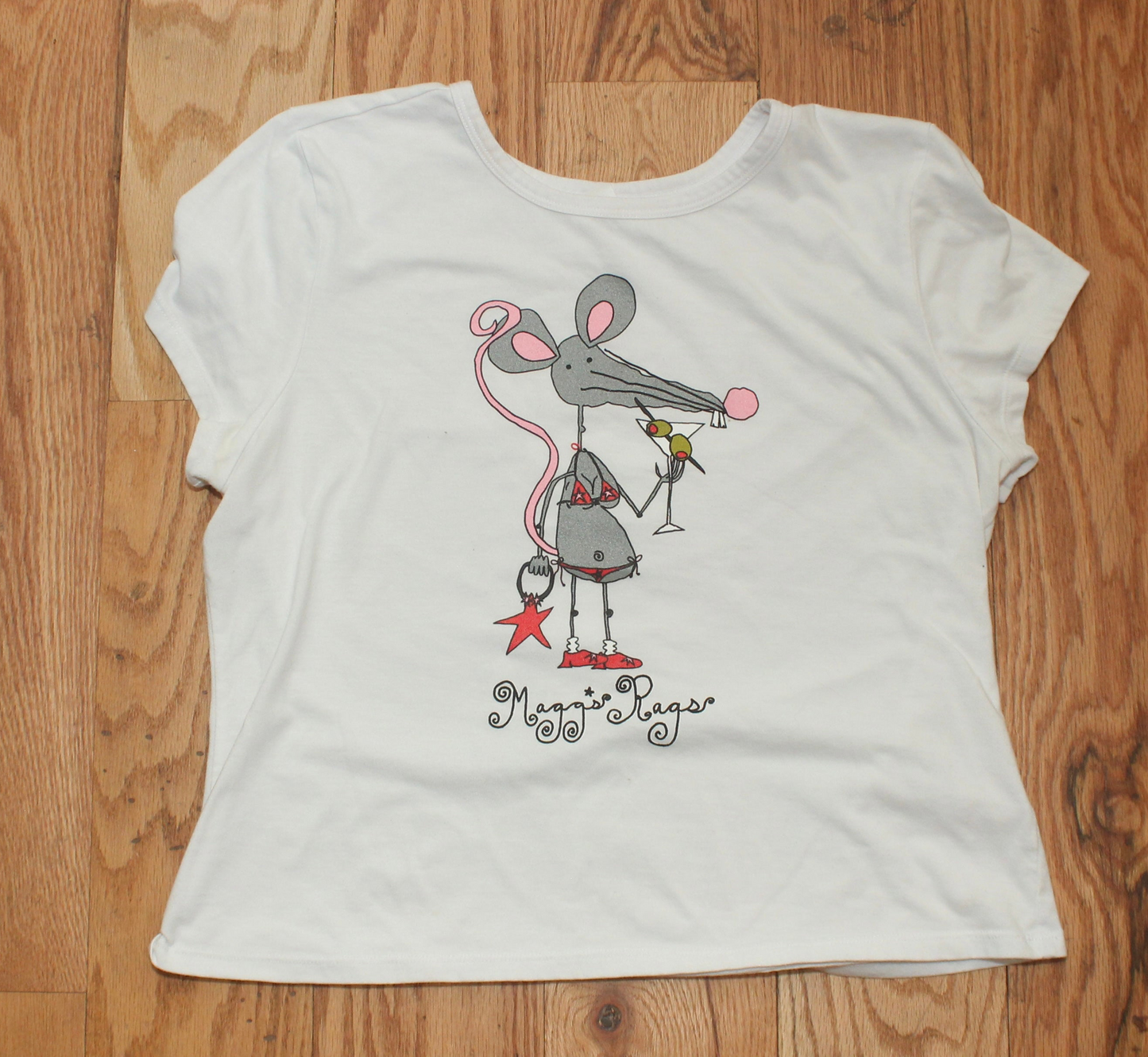 Martini rat front n’ back tee(medium)