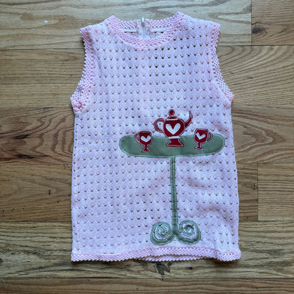 Teapot table lacy tank(XS)