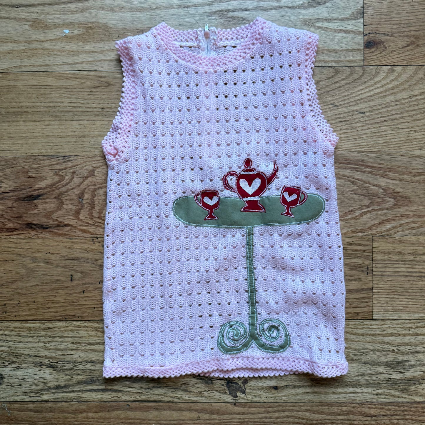 Teapot table lacy tank(XS)