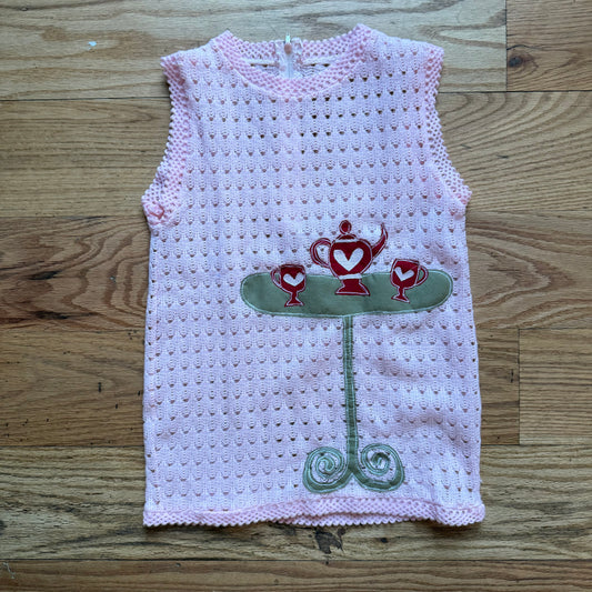 Teapot table lacy tank(XS)