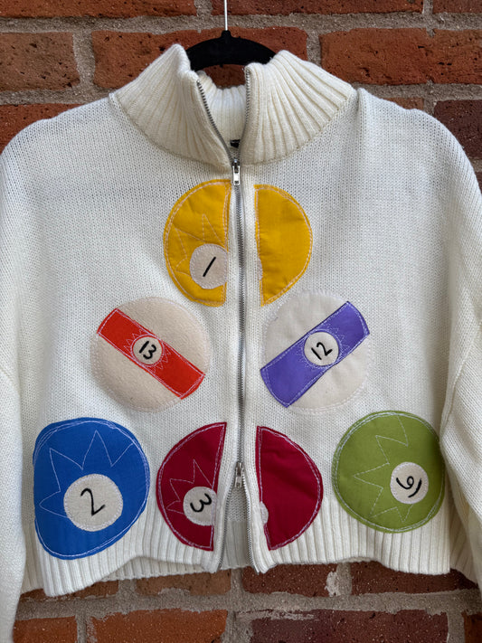 Double zip billiards sweater(small)