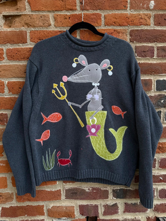 Under the sea rat sweater(XL)