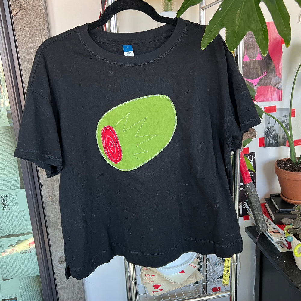 Mega olive tee(large)