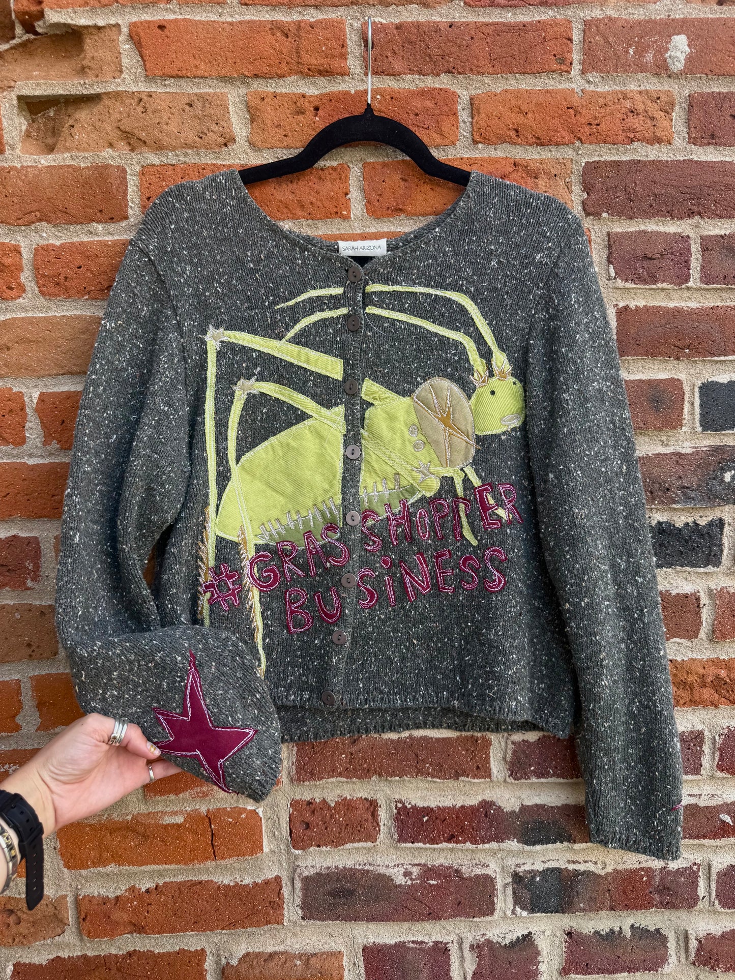 #GrasshopperBusiness cardigan (S/M)