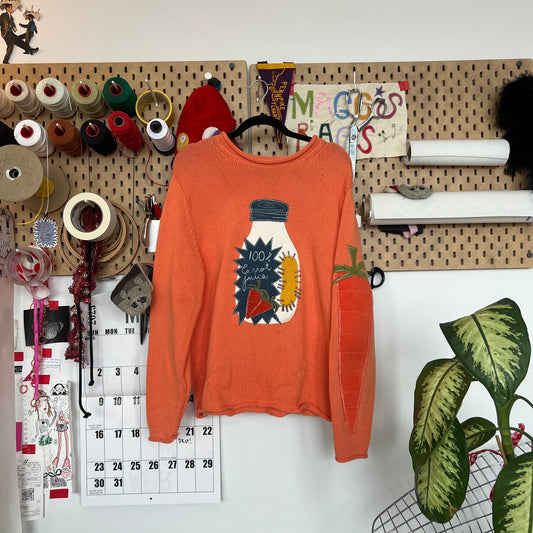 100% carrot juice sweater (xl)