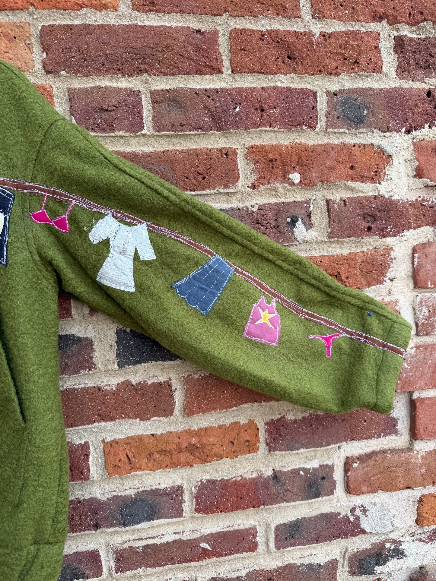 Clothesline wool coat(M/L)