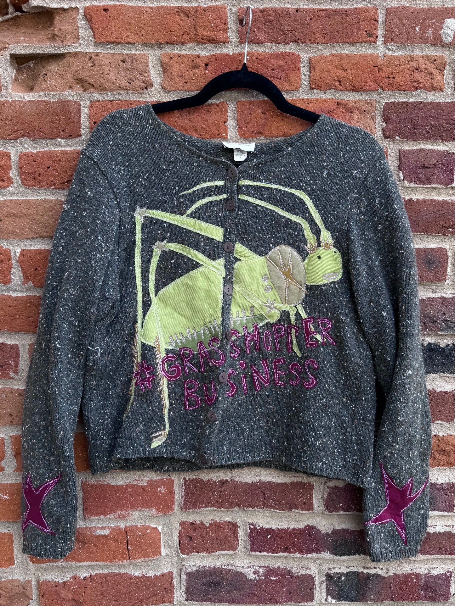 #GrasshopperBusiness cardigan(medium)