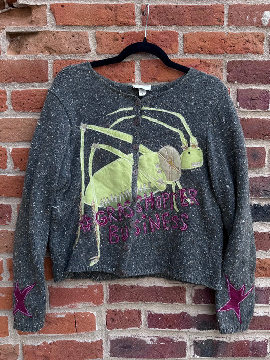 #GrasshopperBusiness cardigan(medium)