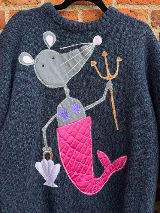 Mermaid rat sweater(XL)