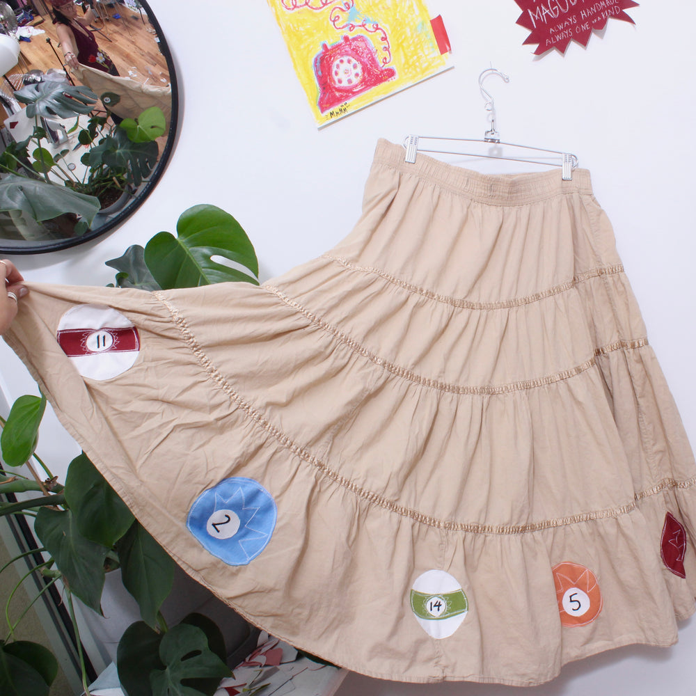 360° tiered billiard ball skirt(L/XL)