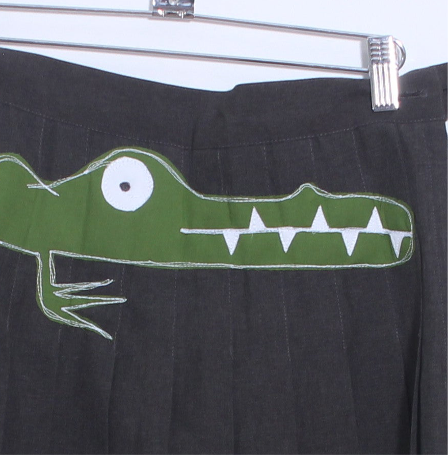 360° Pleated gator skirt(4)