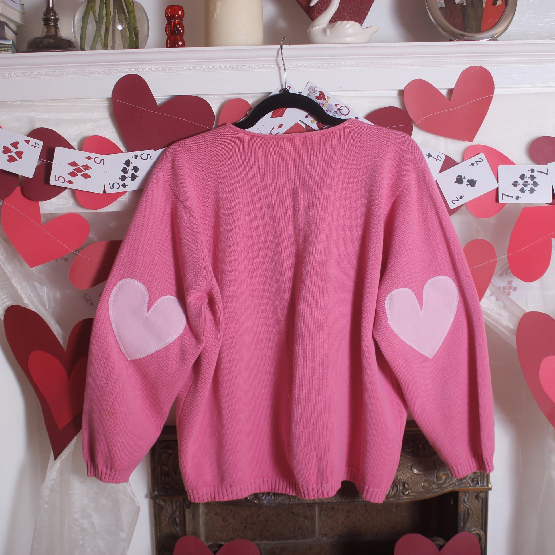 Split front rabbit cardigan(XL) - Magg's Rags 