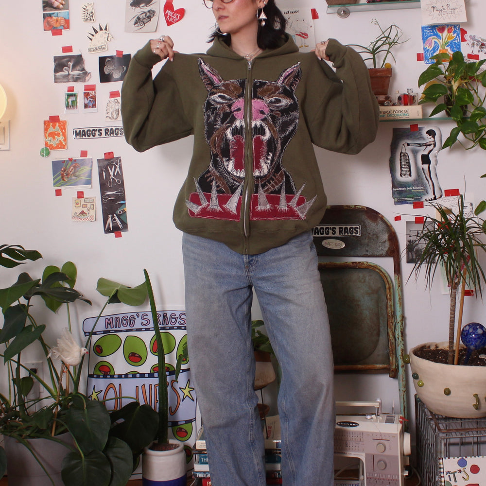 Doberman free-motion zipup(large)