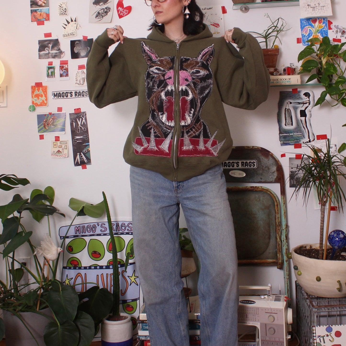 Doberman free-motion zipup(large)