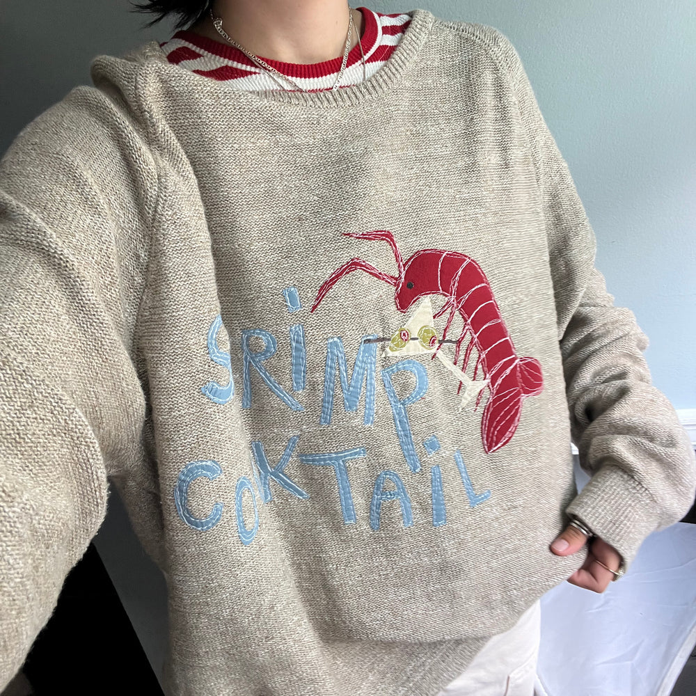 Shrimp cocktail sweater(3XL)