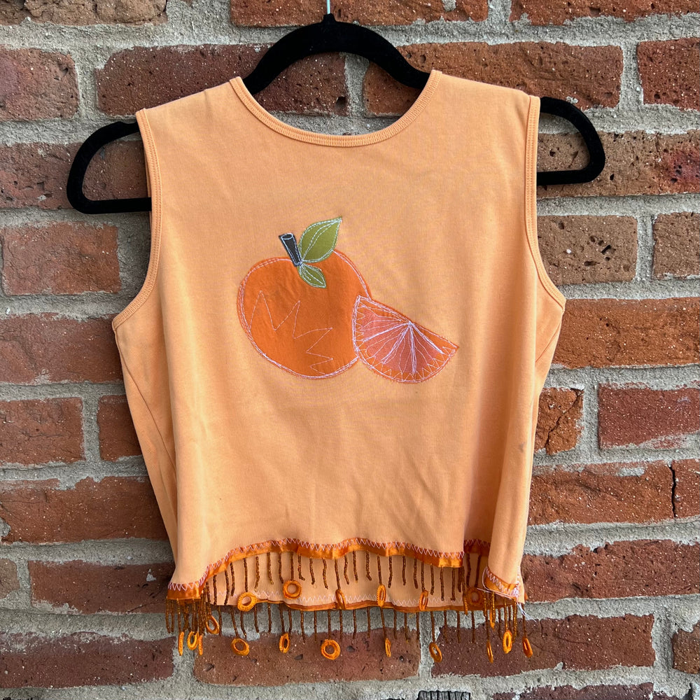 Orange fringe tank!(medium)