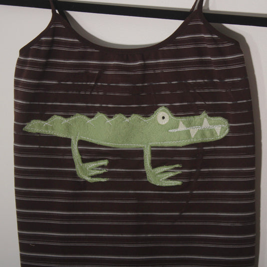 Gator n’ stripes tank(XS)