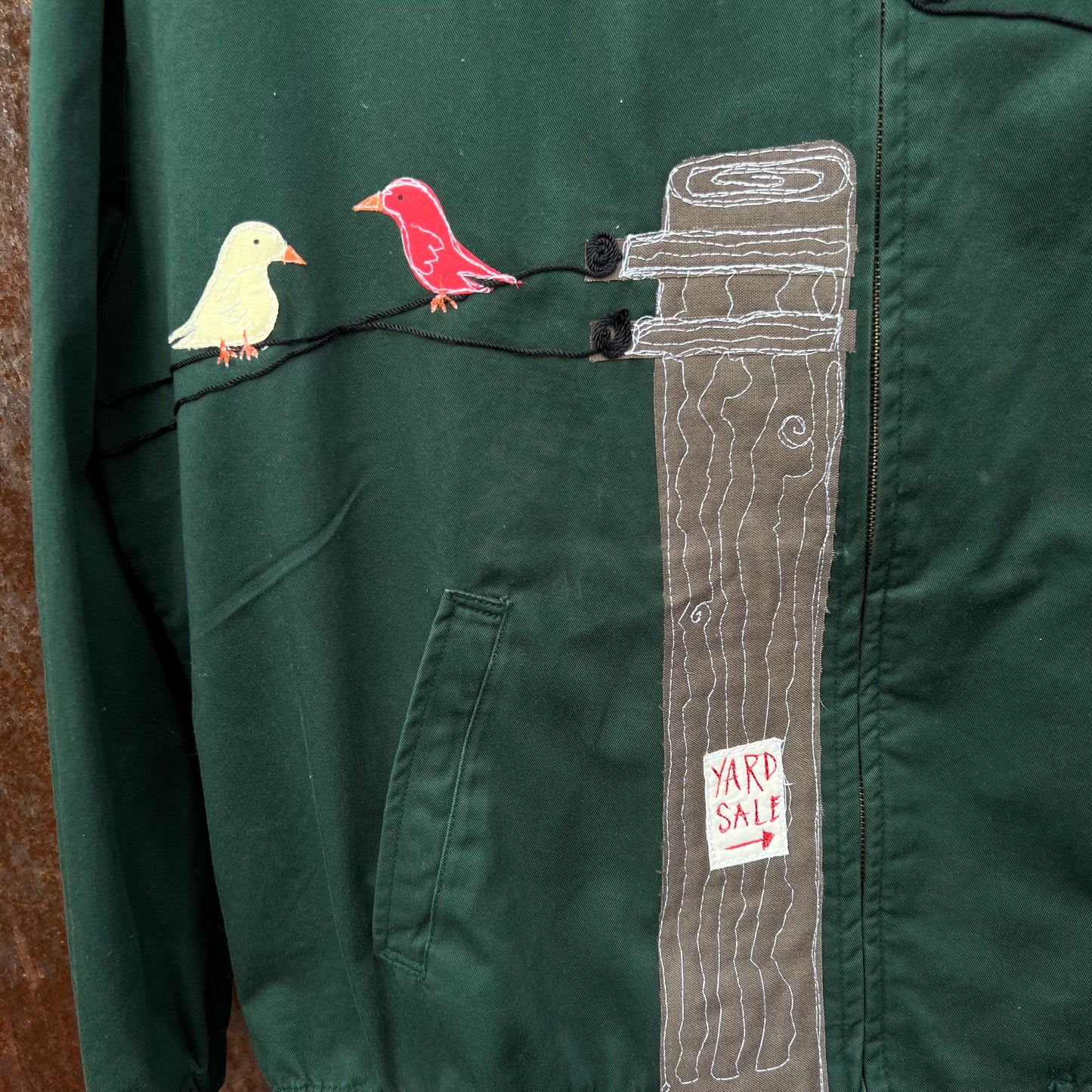 Birds on a wire jacket(XL)