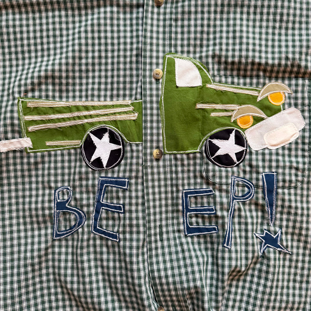 Beep truck button up(M/L)
