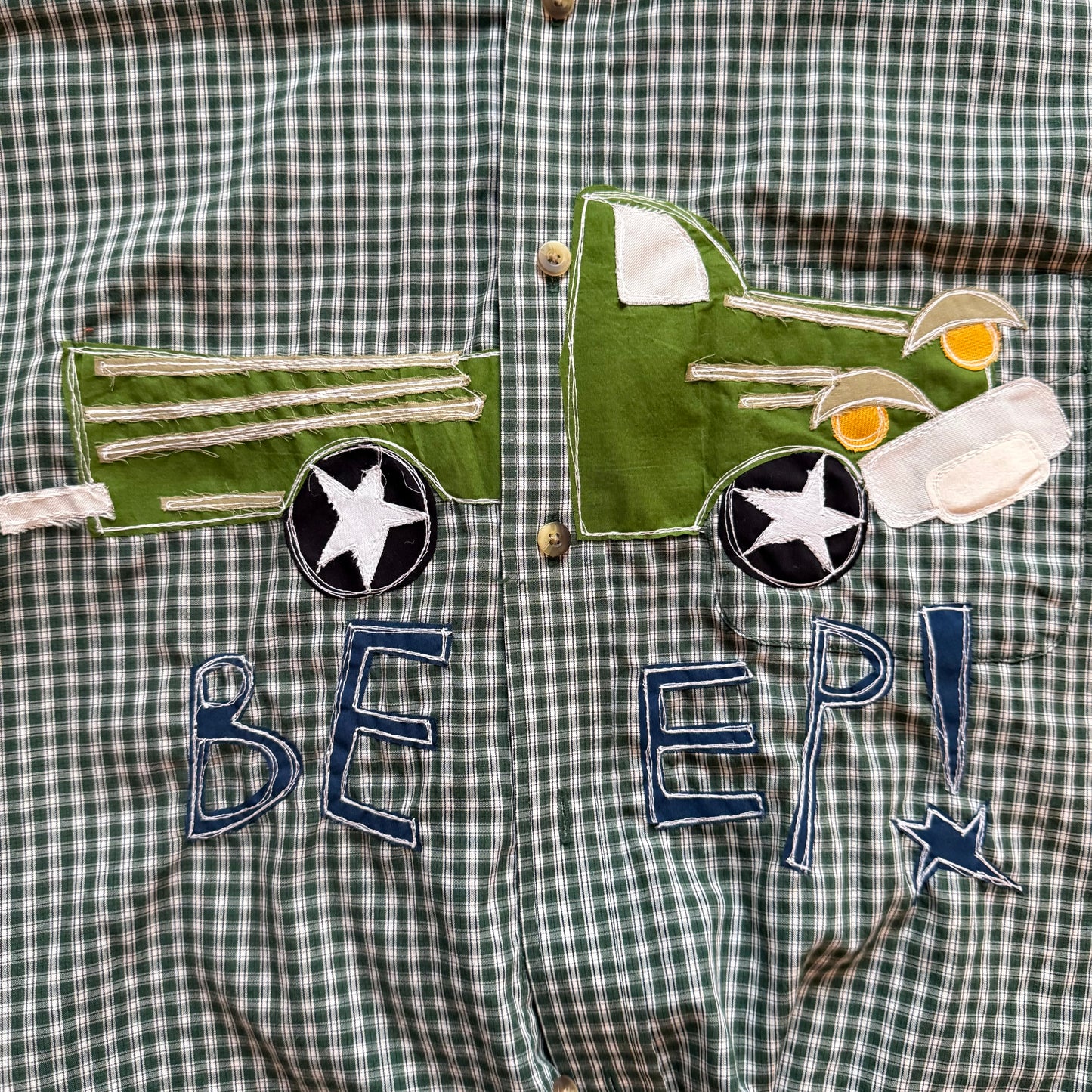 Beep truck button up(M/L)