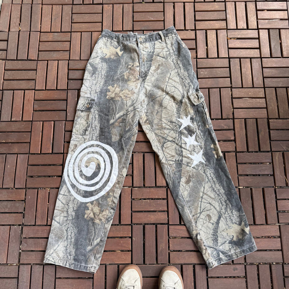 Camo star and swirl pants(30x32)