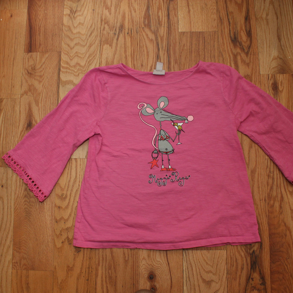 Martini rat front n’ back 3/4 sleeve tee(large)