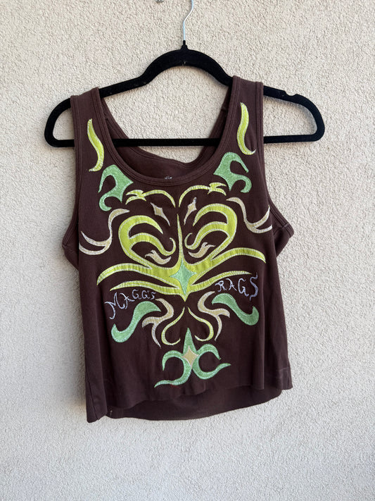 Abstract appliqué tank(XL)
