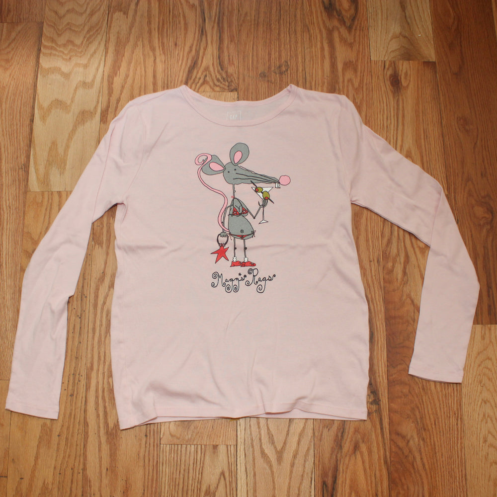 Martini rat front n’ back long sleeve tee(large)