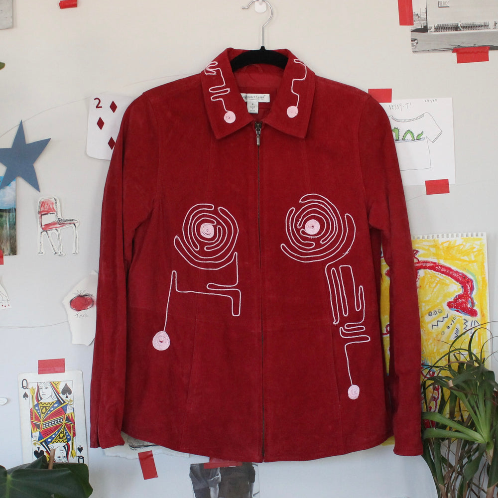 
                      
                        Silly string leather coat(small)
                      
                    