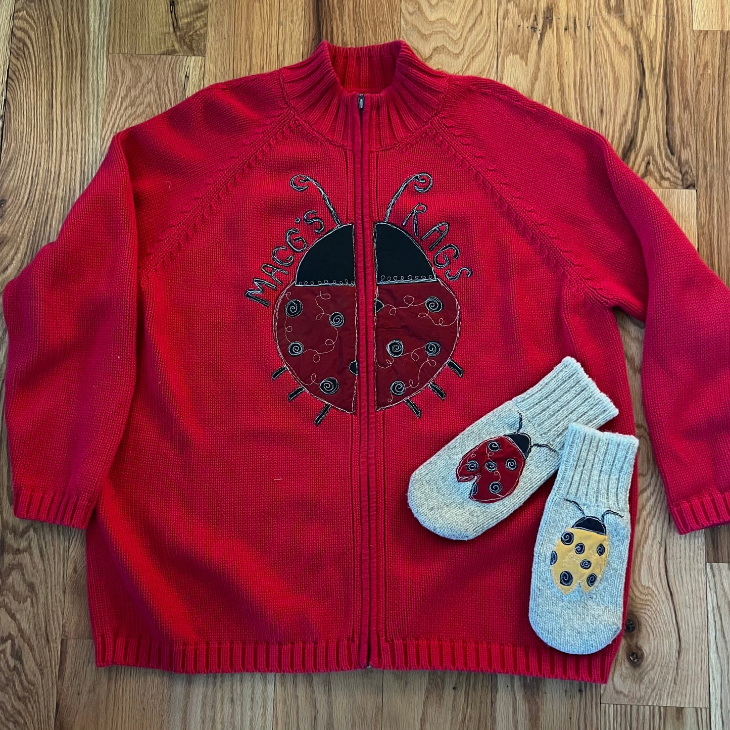 Ladybug zip up