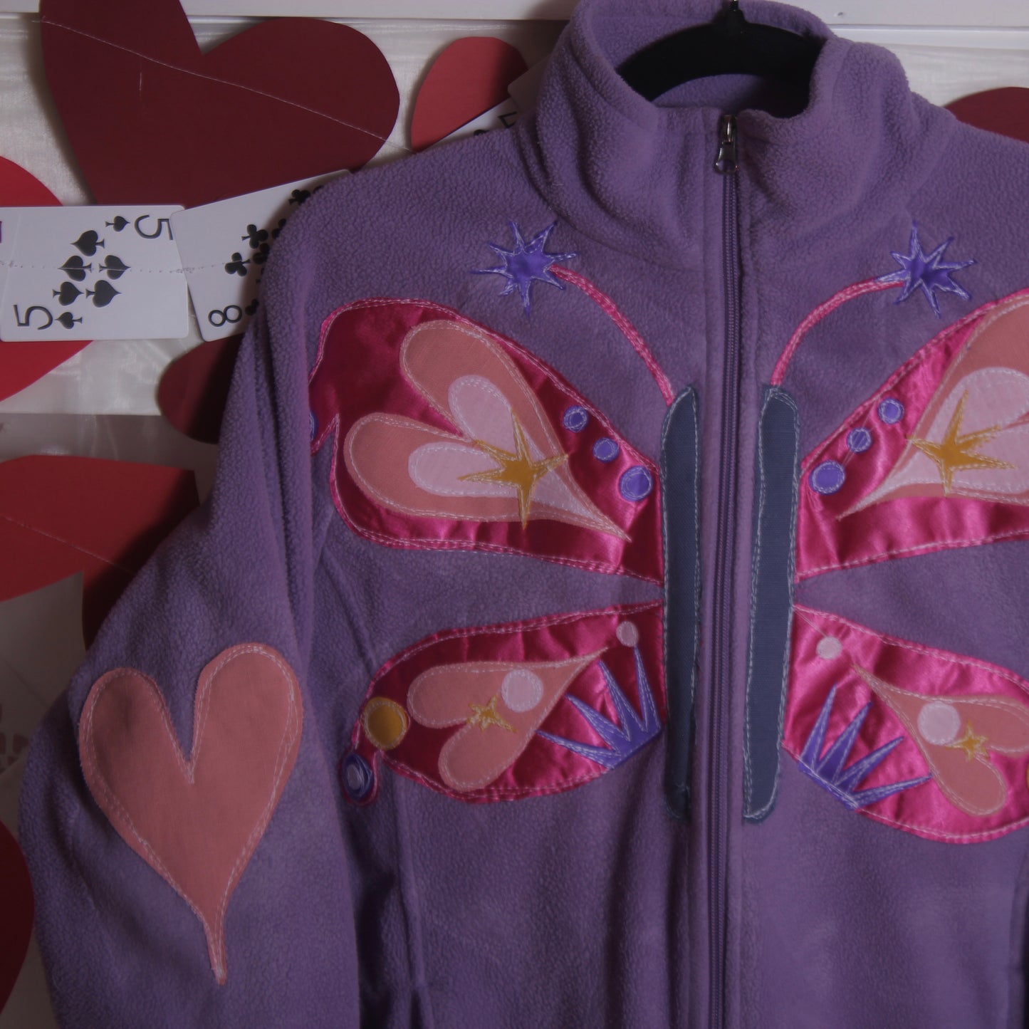 Abstract butterfly fleece(medium) - Magg's Rags 