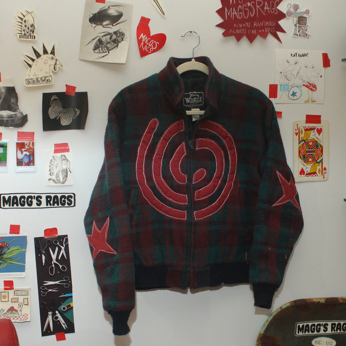 Swirl n’ star woolrich coat(XS)