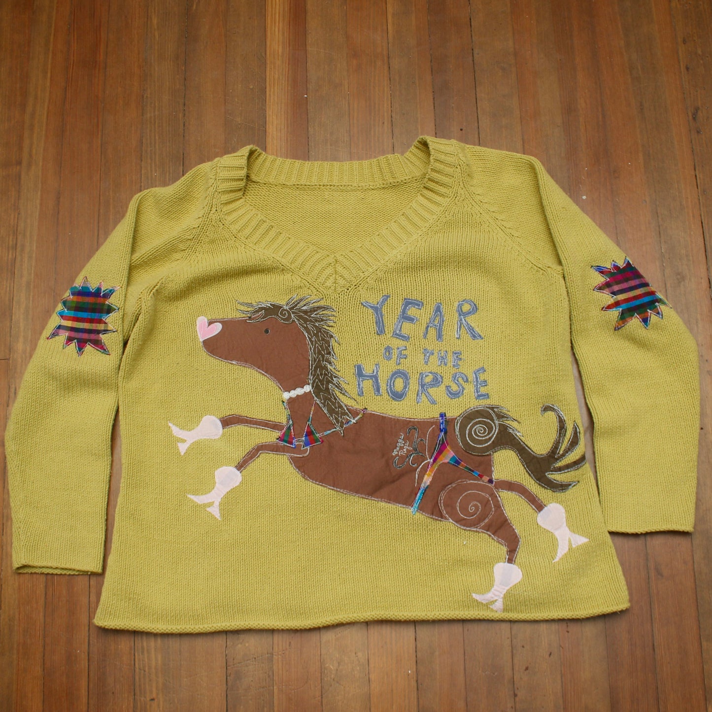 Year of the horse sweater(large) - Magg's Rags 