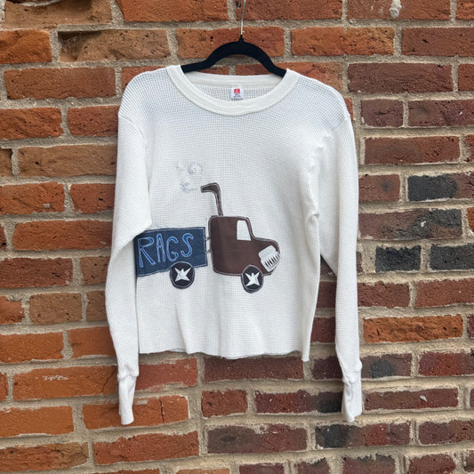 360° truck waffle tee(XS/S)