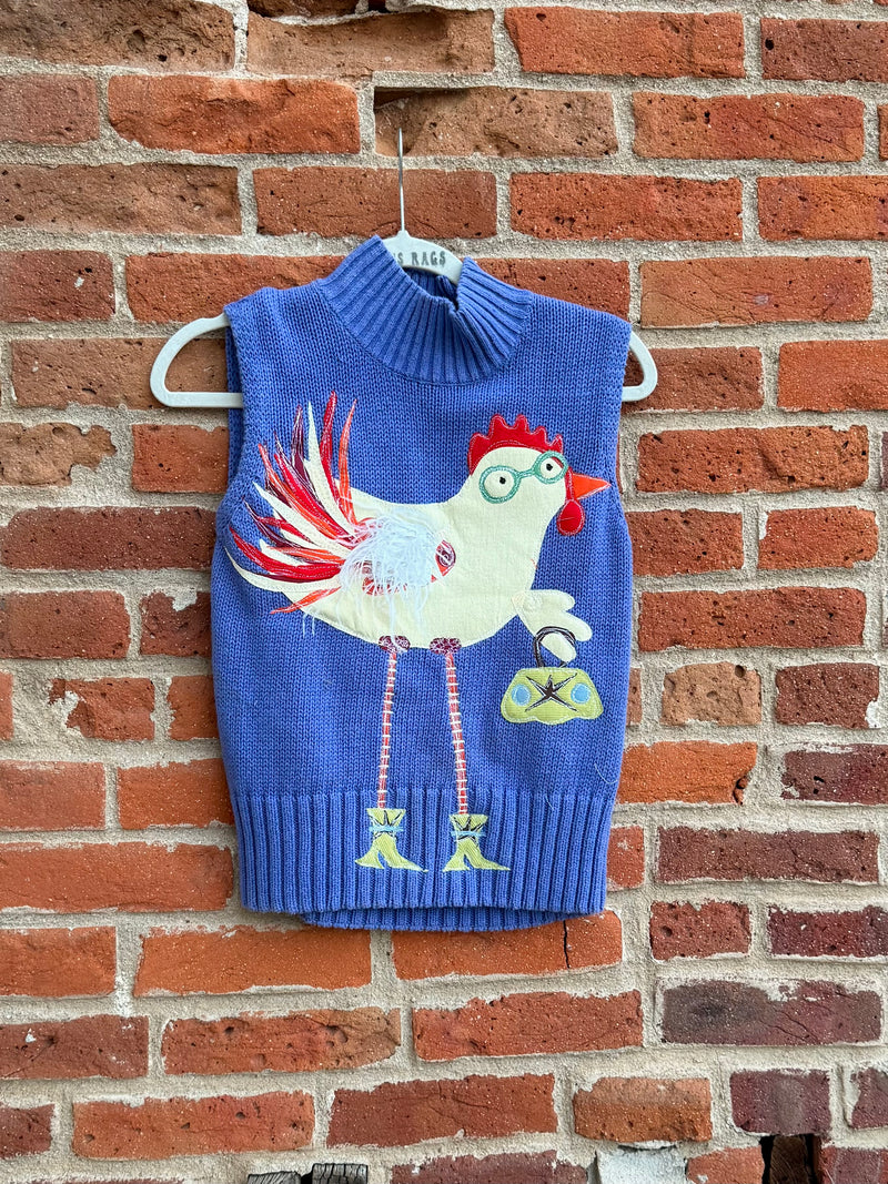 Sassy feather chicken mockneck(small)