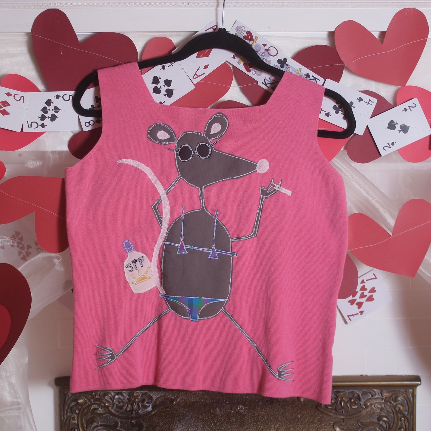 Rat in the sunshine tank(large) - Magg's Rags 