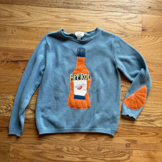Aperol knit sweater(Medium)
