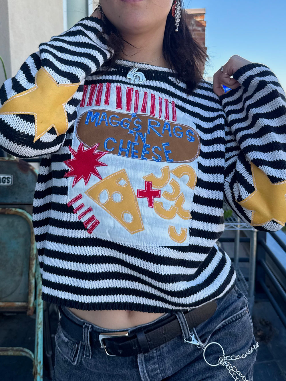 Magg’s Rags n’ cheese sweater(S/M)