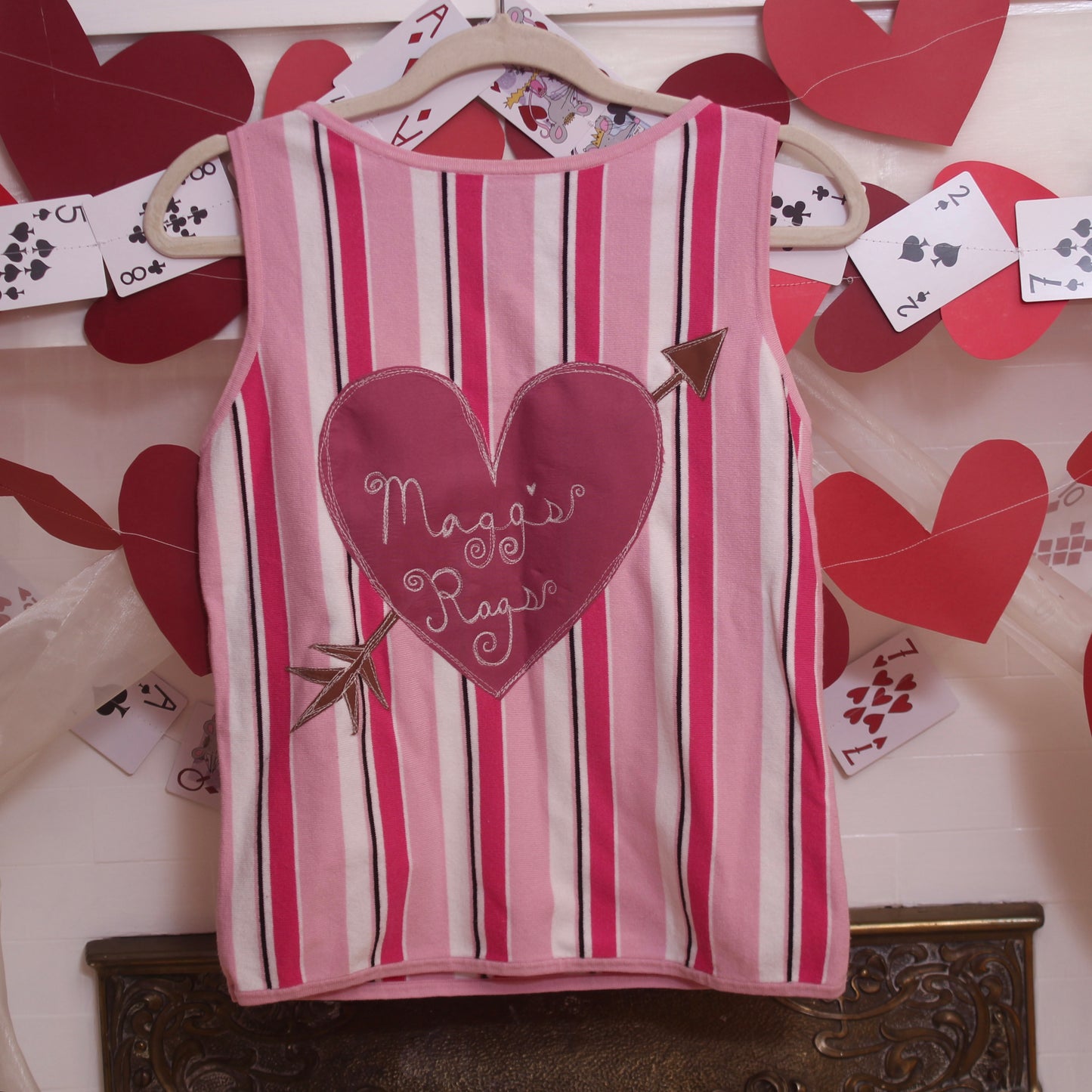 Magg’s rags striped tank(medium) - Magg's Rags 